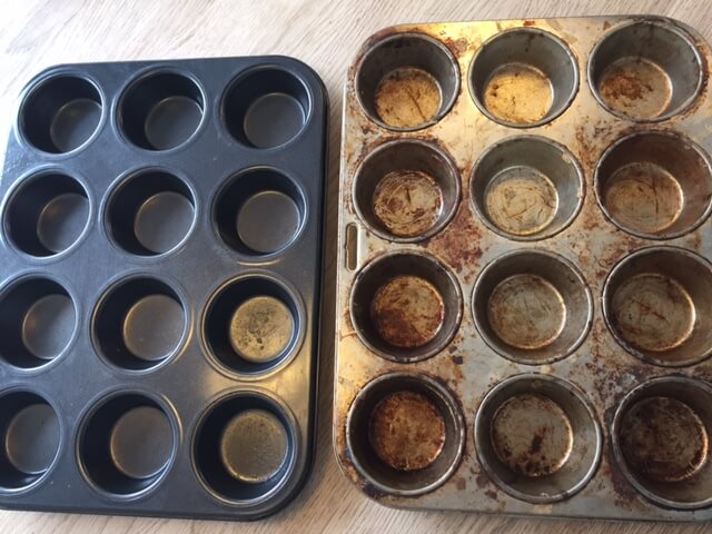 luftige muffins med fyld