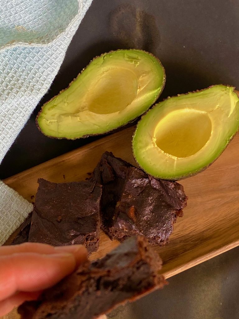 Sund avocado brownies