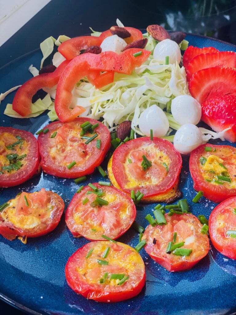 Pandestegte tomatskiver