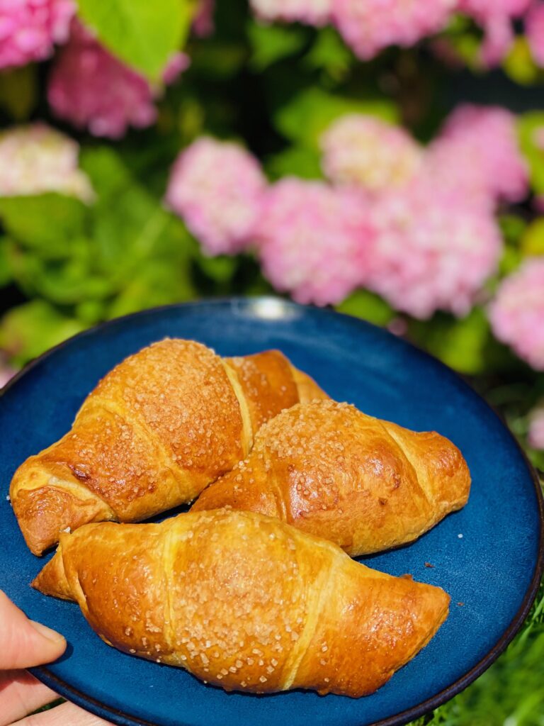 Croissant med marcipan