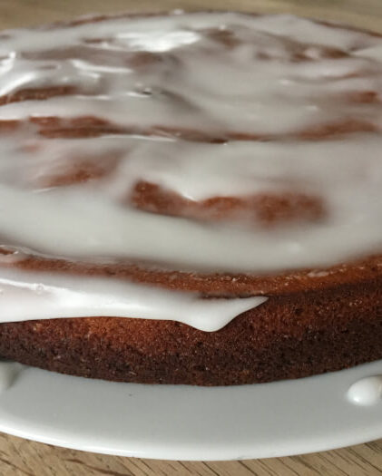 Saftig banankage med mandelmel