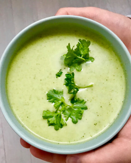 Cremet og lækker grøn suppe