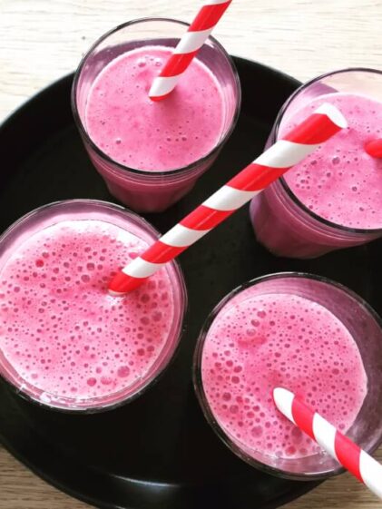 hindbær smoothie
