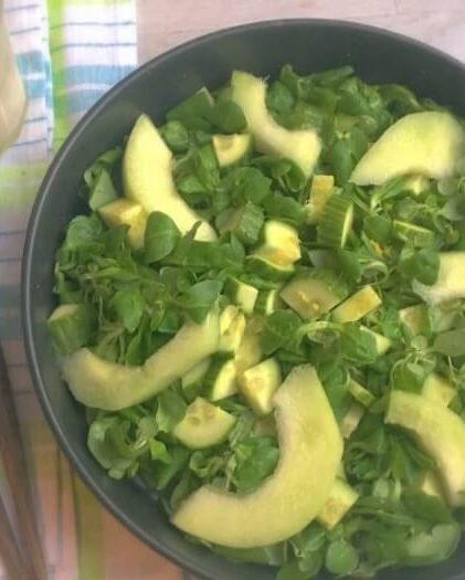 Nem grøn sommersalat