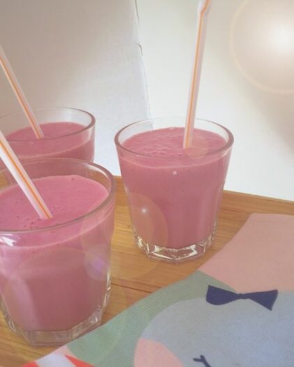 smoothie med soyamælk
