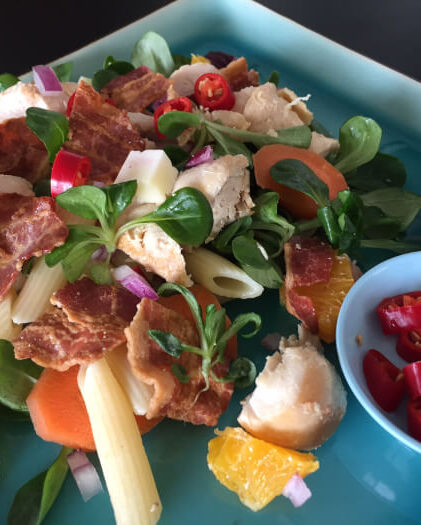 sprød kyllingesalat