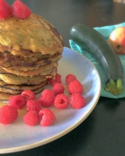 Saftige pandekager med revet squash