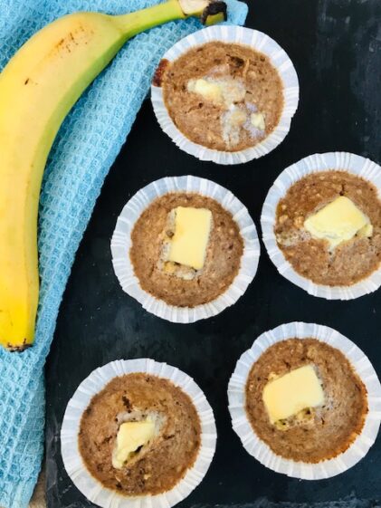 Sunde bananmuffins(uden hvedemel)