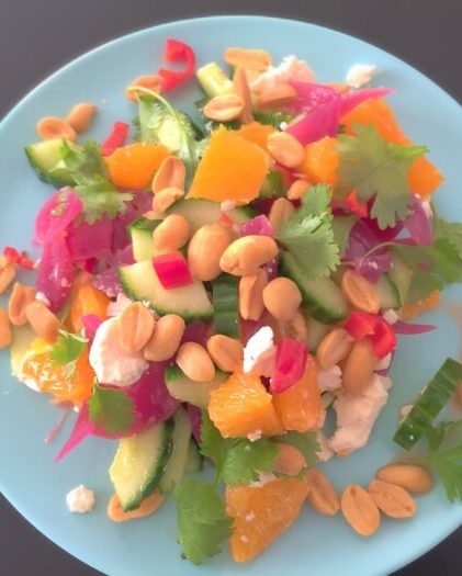 Appelsinsalat med koriander